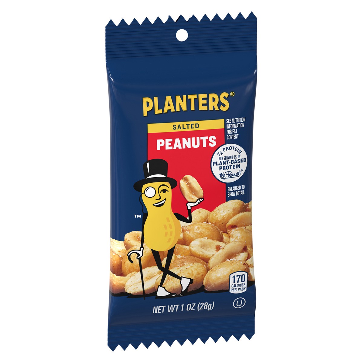 slide 6 of 13, Planters Salted Peanuts 1 oz, 1 oz