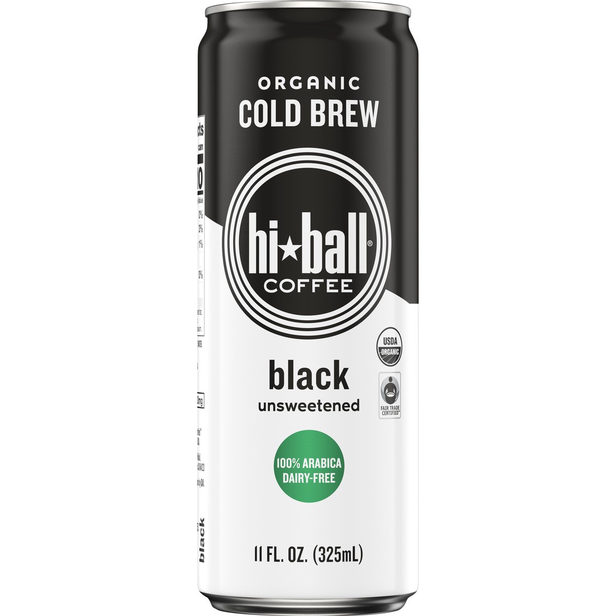 slide 3 of 6, Hiball Organic Cold Brew Black Unsweetened Coffee Drink - 11 fl oz, 11 fl oz