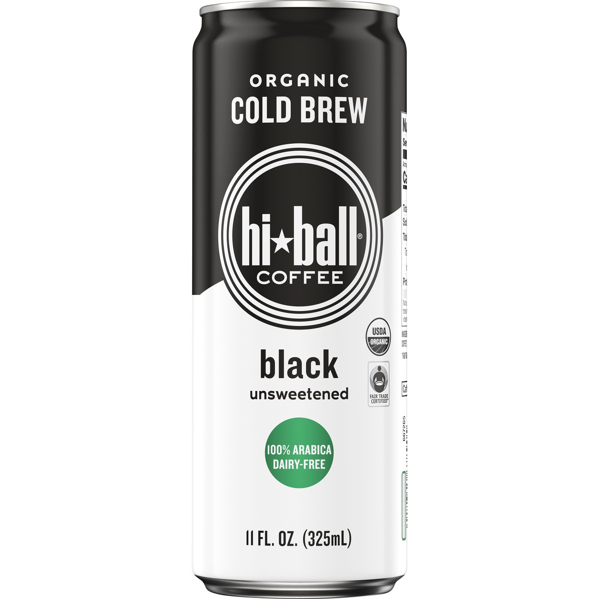 slide 1 of 6, Hiball Organic Cold Brew Black Unsweetened Coffee Drink - 11 fl oz, 11 fl oz