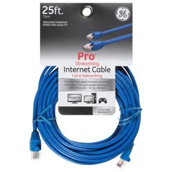 Ge Cat 6 Pro Steaming Internet Cable - Blue