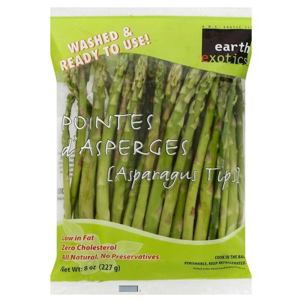 slide 1 of 1, Earth Exotics Asparagus Tips, 8 oz