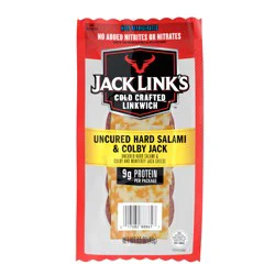 Jack Link's Cold Crafted Hard Salami & Colby Jack Cheese Linkwich, 1.5 oz, Each