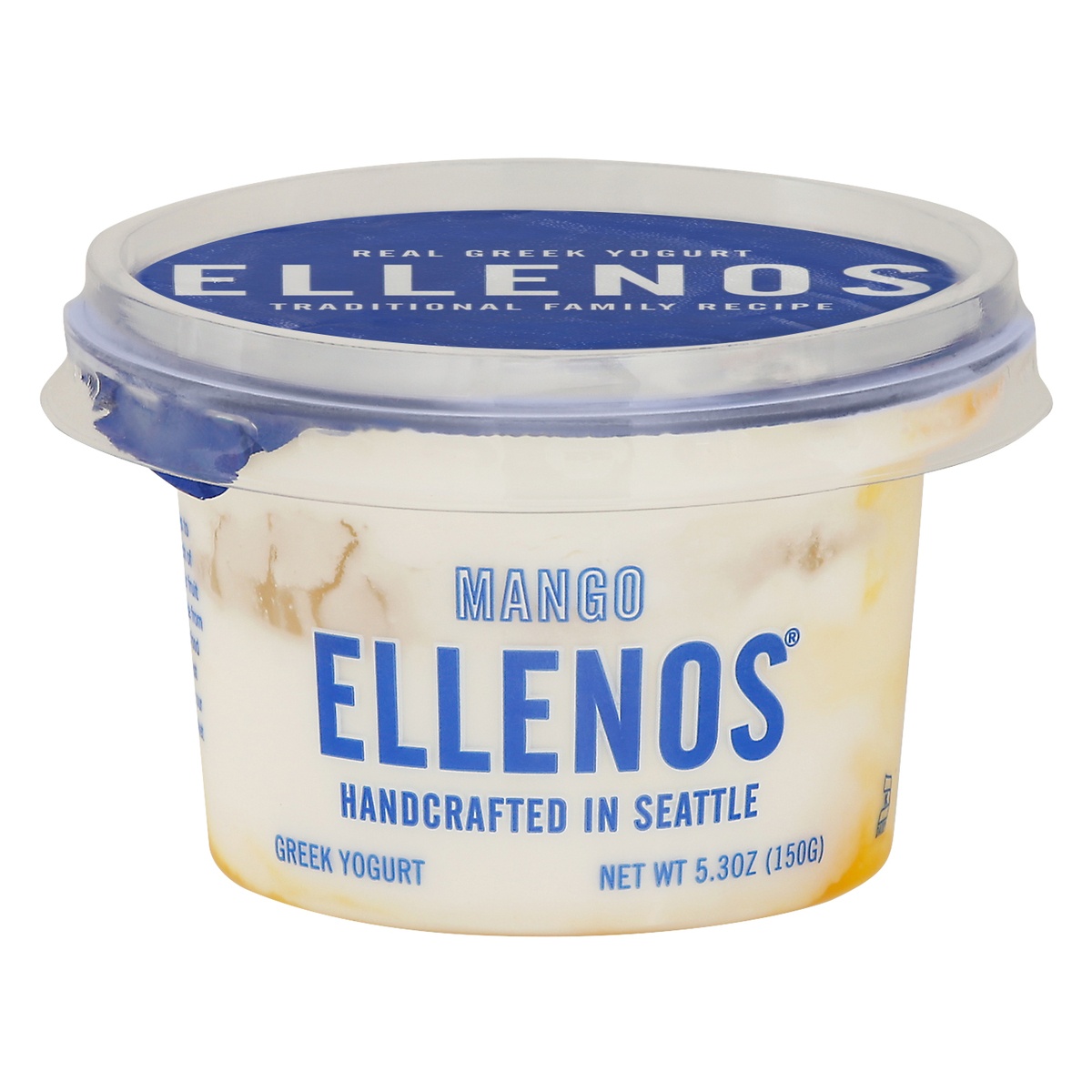 slide 1 of 1, Ellenos Mango Greek Yogurt 5.3 oz, 5 oz