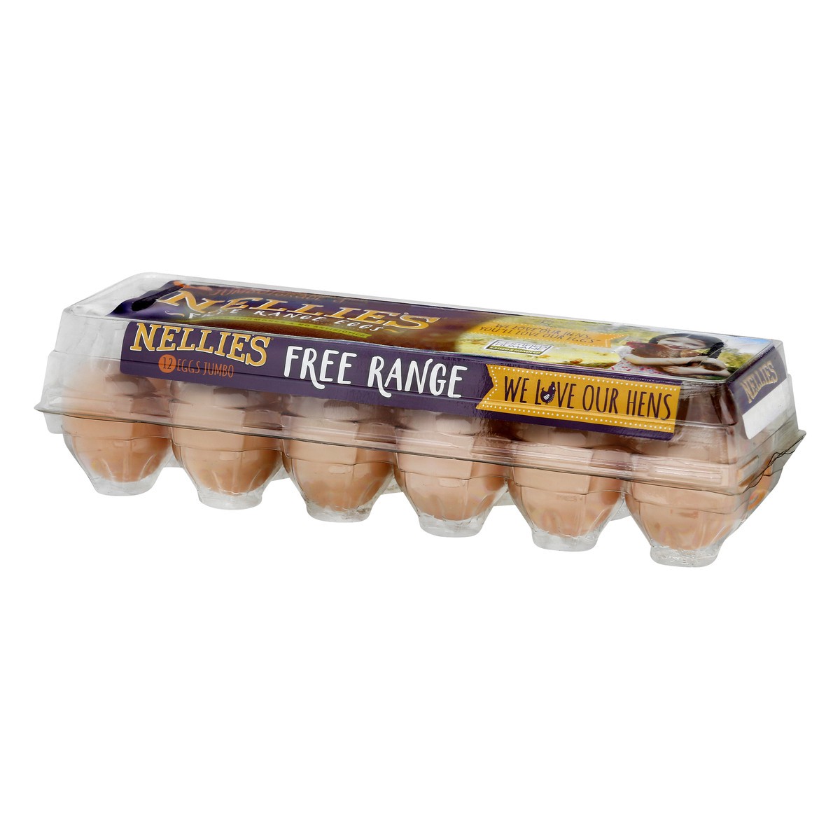 slide 3 of 11, Nellie's Grade A Jumbo Brown Free Range Eggs 12 ea, 12 ct