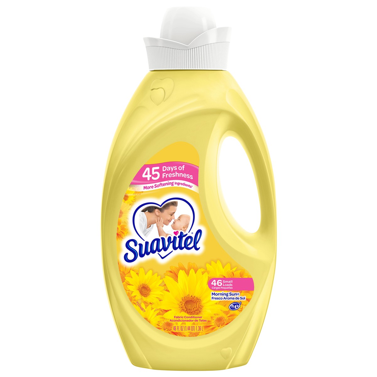 slide 1 of 11, Suavitel Fabric Softener, Morning Sun, 46 Oz., 46 fl oz