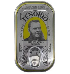 Tenorio Tuna Fillets in Olive Oil with Azorean Lemon and Chili Peppers