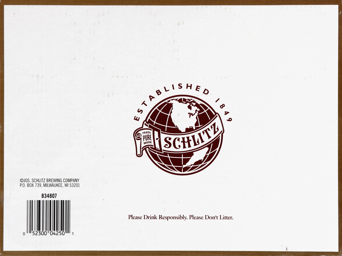 slide 2 of 6, SCHLITZ Beer 12 ea, 12 ct; 12 oz