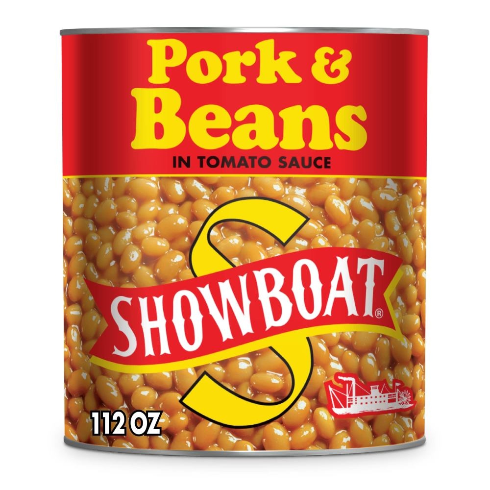 slide 1 of 1, SHOWBOAT Pork & Beans, 7 lb