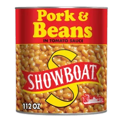 SHOWBOAT Pork & Beans 112 oz