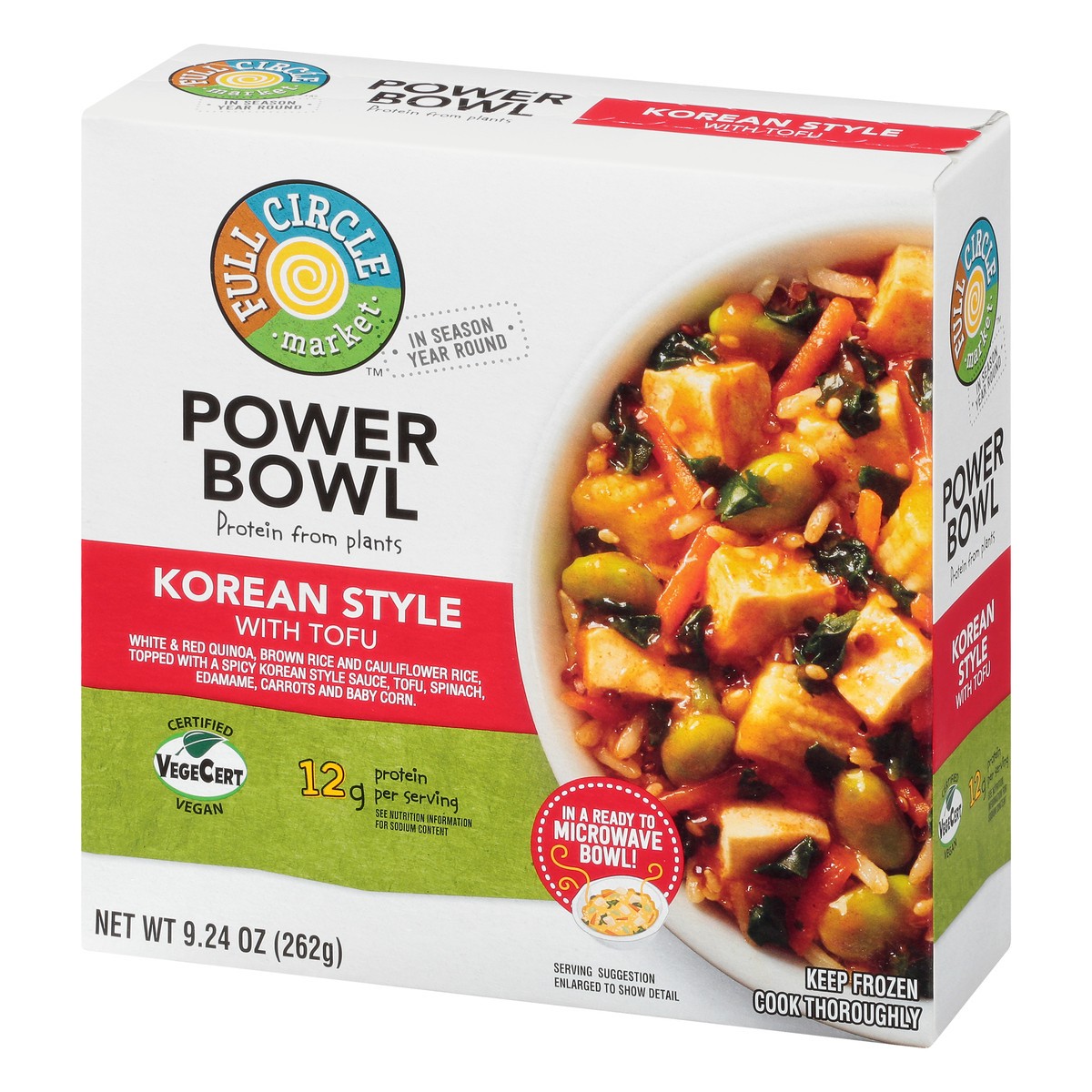 slide 6 of 13, Full Circle Market With Tofu Korean Style Power Bowl 9.24 oz, 9.24 oz