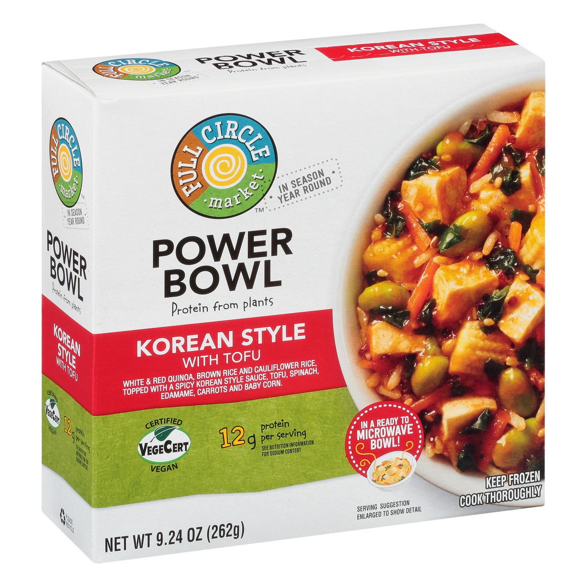 slide 10 of 13, Full Circle Market With Tofu Korean Style Power Bowl 9.24 oz, 9.24 oz