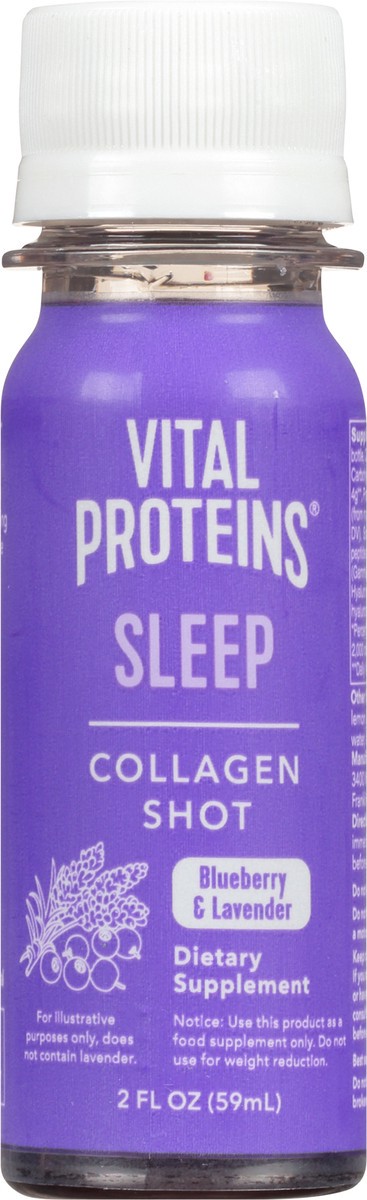 slide 6 of 9, Vital Proteins Sleep Blueberry & Lavender Collagen Shot 2 oz, 2 oz