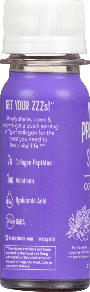 slide 7 of 9, Vital Proteins Sleep Blueberry & Lavender Collagen Shot 2 oz, 2 oz