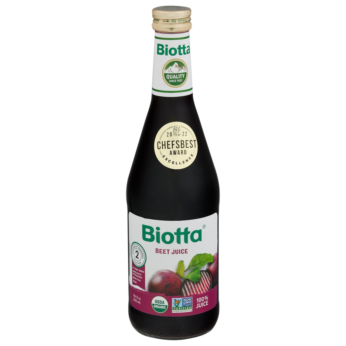 slide 1 of 1, Biotta Naturals Beet Juice, 16.9 fl oz