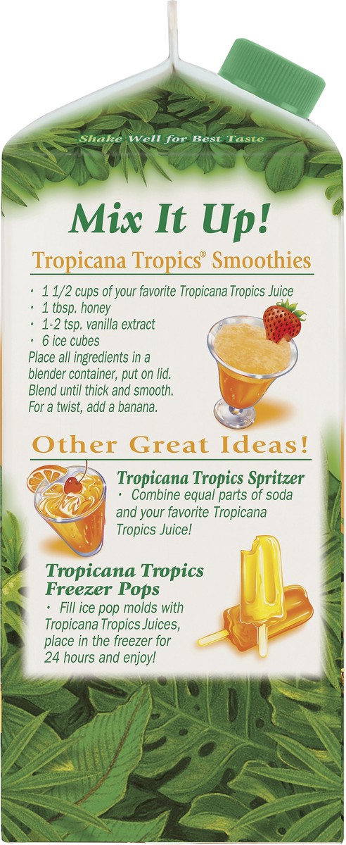 slide 7 of 10, Tropicana Tropics 100% Juice Blend Orange Pineapple Flavored 59 Fl Oz, 59 oz