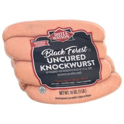 Dietz & Watson Uncured Black Forest Knockwurst 16 oz