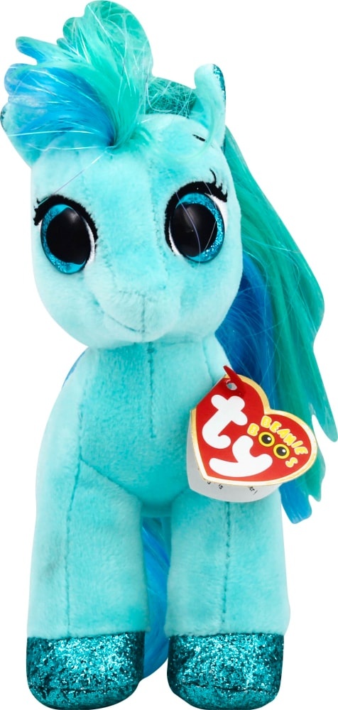 slide 1 of 1, TY Topaz The Teal Pony Beanie Boo, 6 in