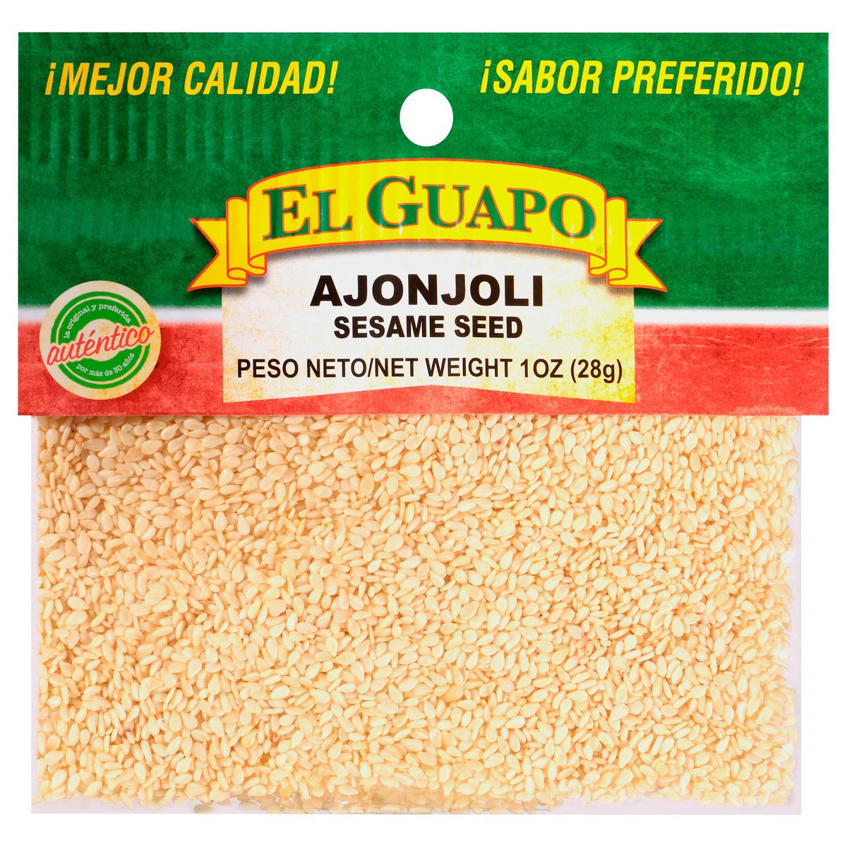 slide 1 of 7, El Guapo Whole Sesame Seed (Ajonjolí Entero), 1 oz, 