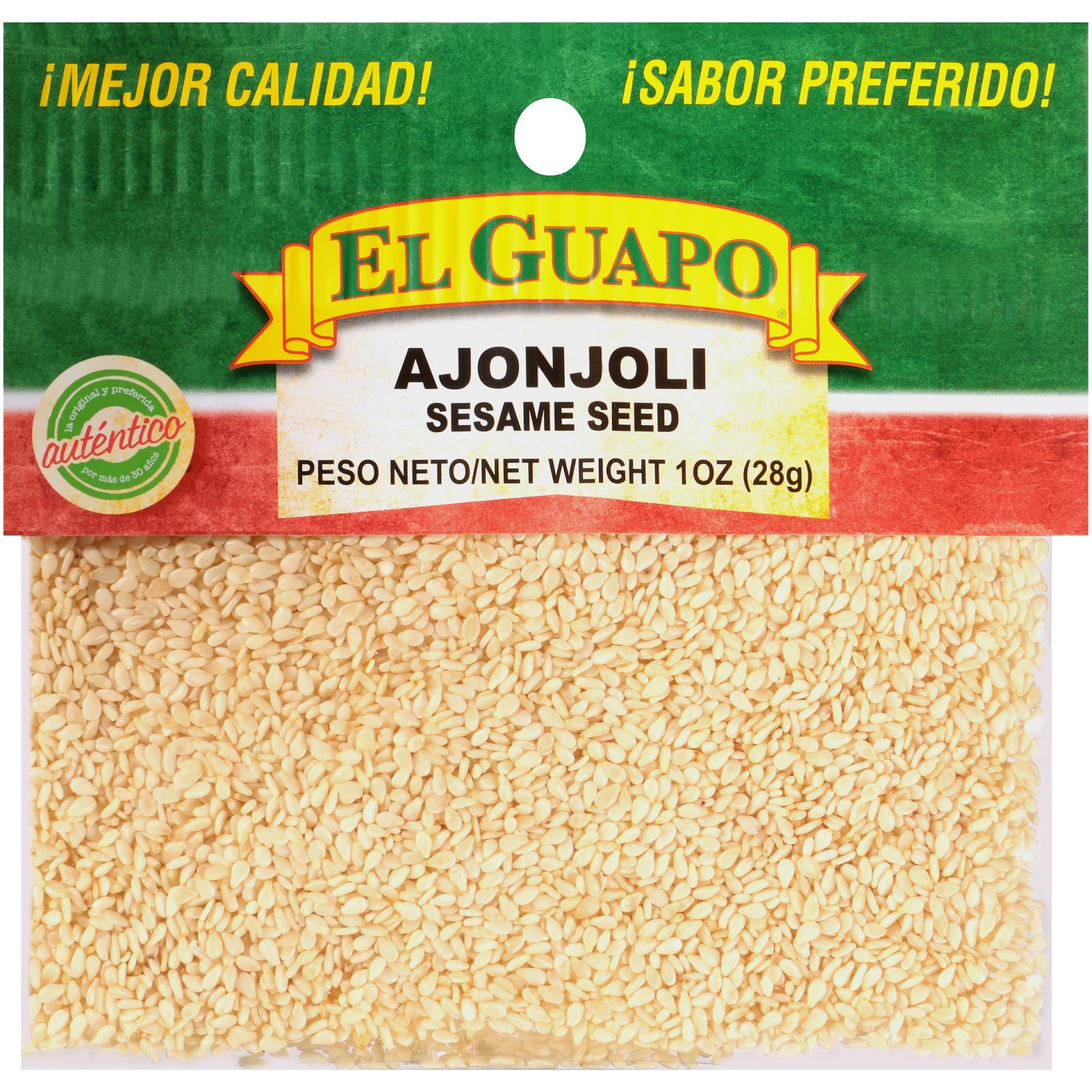 El Guapo Whole Sesame Seed (Ajonjol Entero 1 oz Shipt