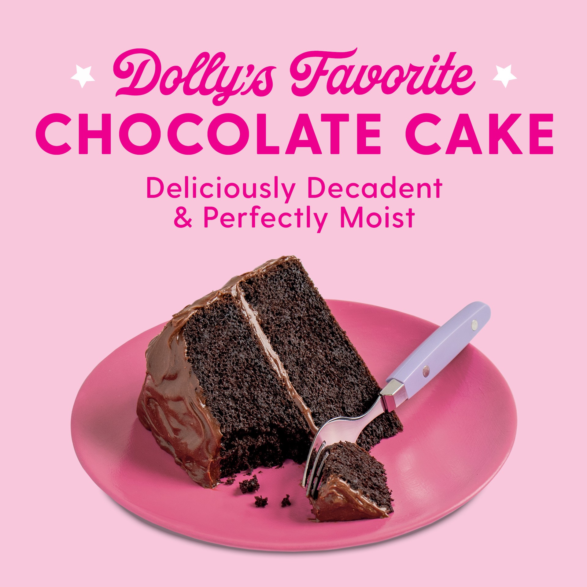 slide 3 of 5, Duncan Hines Dolly Parton's Favorite Chocolate Flavored Cake Mix, 18 oz., 18 oz