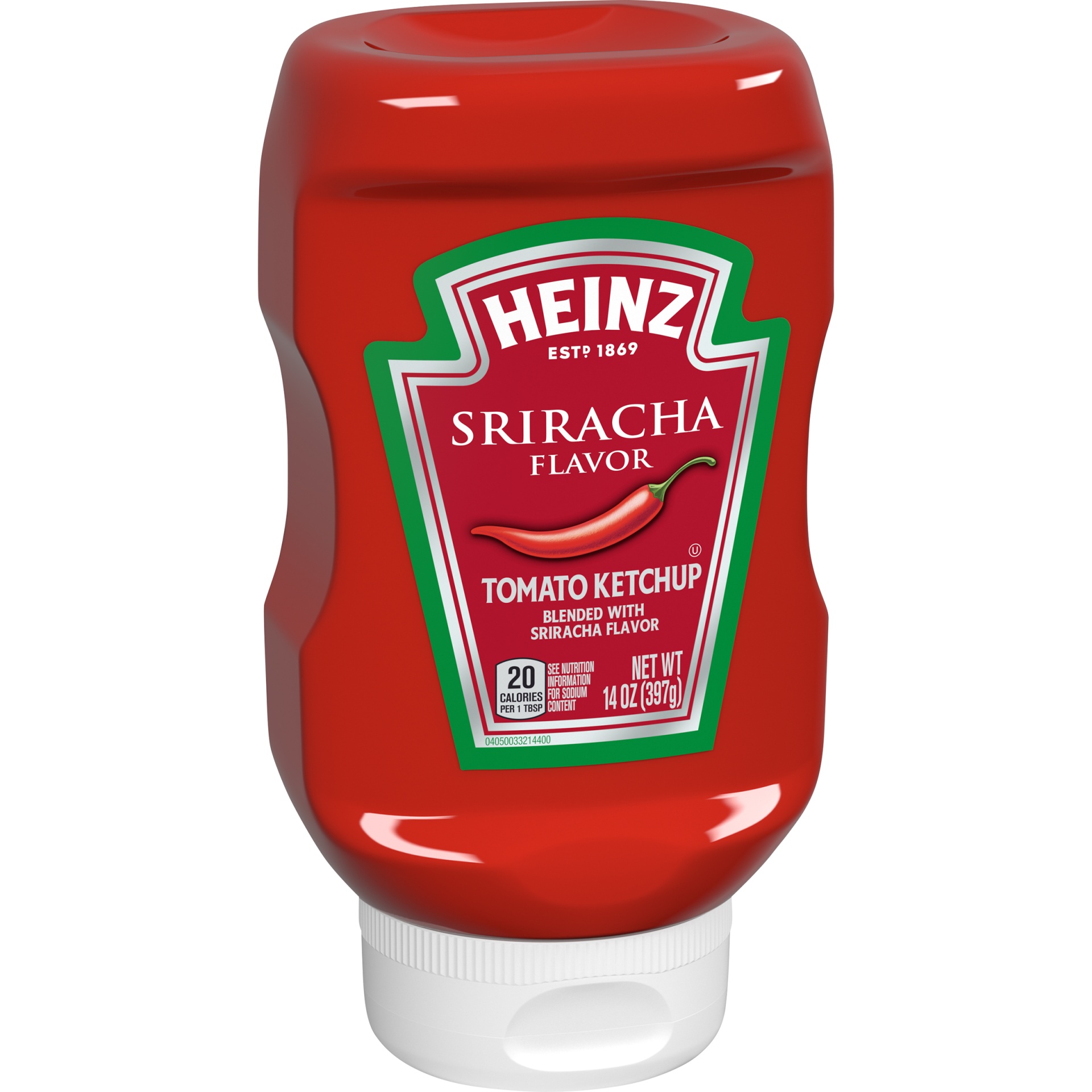 slide 2 of 6, Heinz Sriracha Tomato Ketchup Blended with Sriracha Sauce, 14 oz