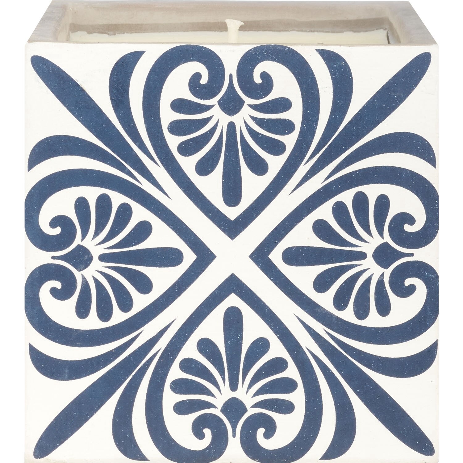 slide 1 of 1, DECORWARE Moroccan Square Concrete Vessel, 20.7 oz