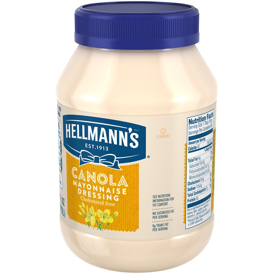 slide 14 of 15, Hellmann's Mayonnaise Canola, 30 oz, 30 oz