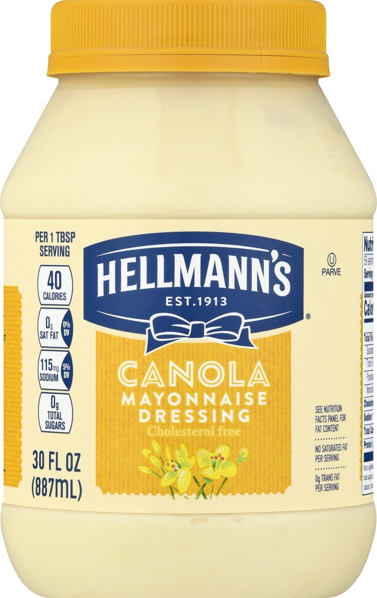 Hellmann's Canola Mayonnaise Dressing 30 fl oz Shipt