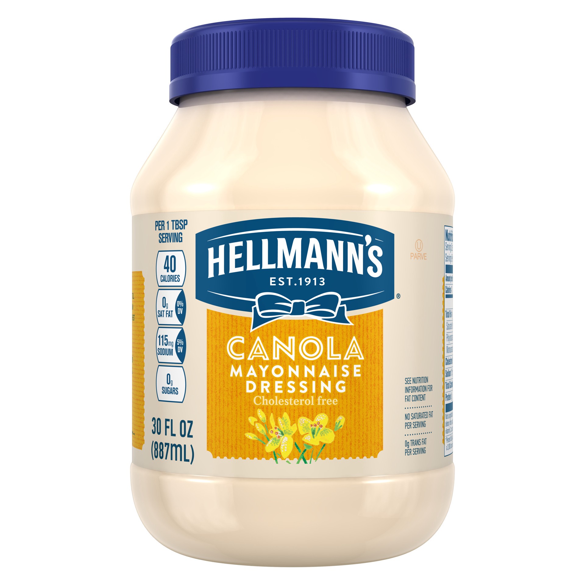 slide 1 of 15, Hellmann's Mayonnaise Canola, 30 oz, 30 oz