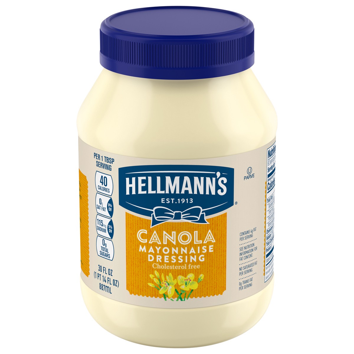 slide 1 of 15, Hellmann's Canola Mayonnaise Dressing, 30 fl oz