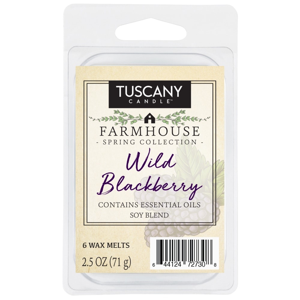 slide 1 of 1, Tuscany Candle Farmhouse Spring Collection Wild Blackberry Wax Melts, 2.5 oz