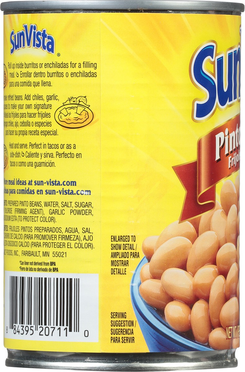 slide 8 of 9, SunVista Pinto Beans 15 oz, 15 oz