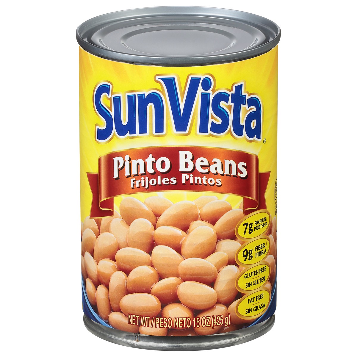 slide 1 of 9, SunVista Pinto Beans 15 oz, 15 oz