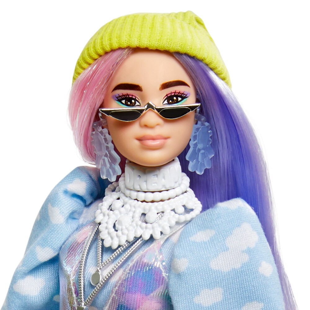 slide 5 of 6, Barbie Fashionista Extra Doll - Assorted, 1 ct