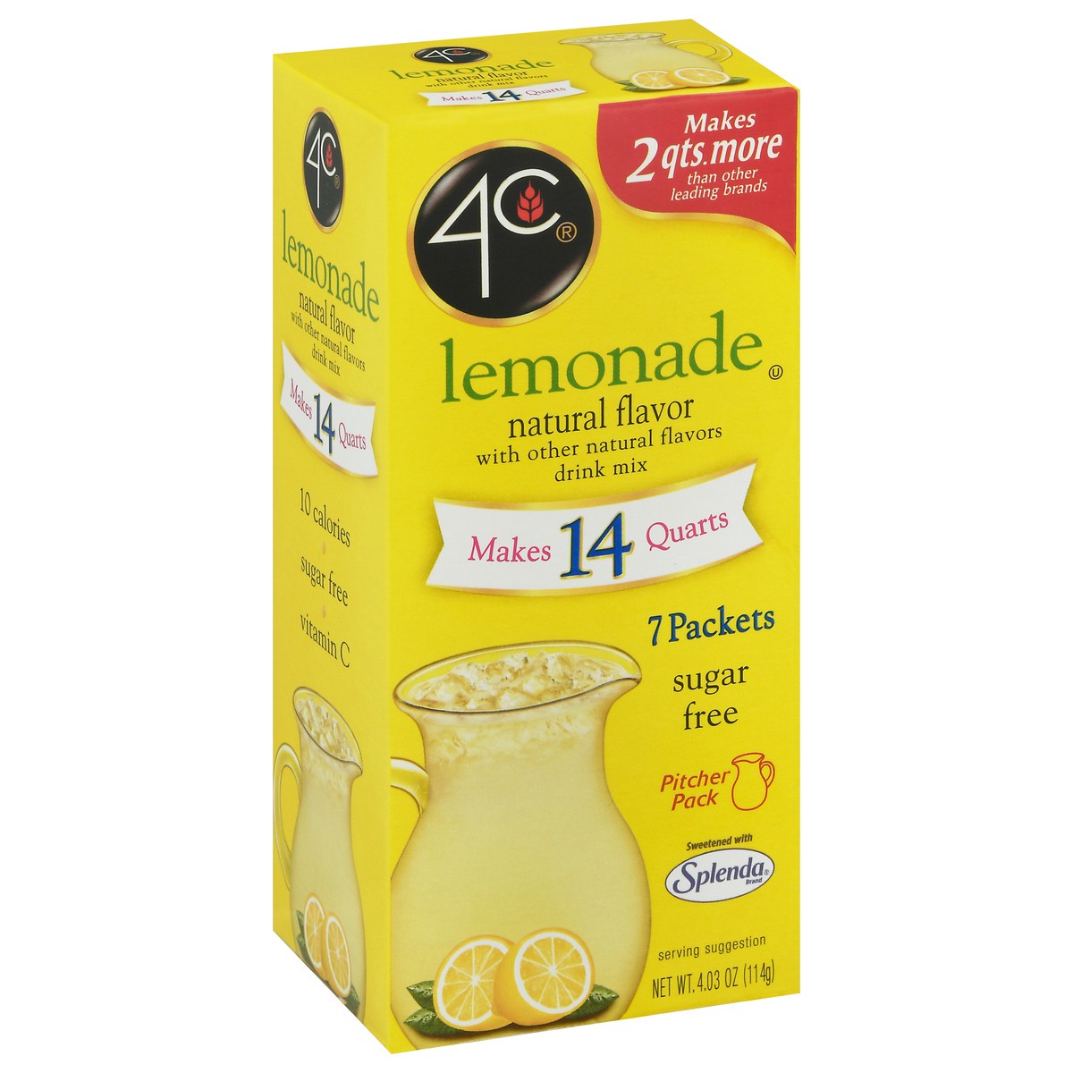 slide 2 of 9, 4C Totally Light Lemonade Pitcher Pack, 7 ct