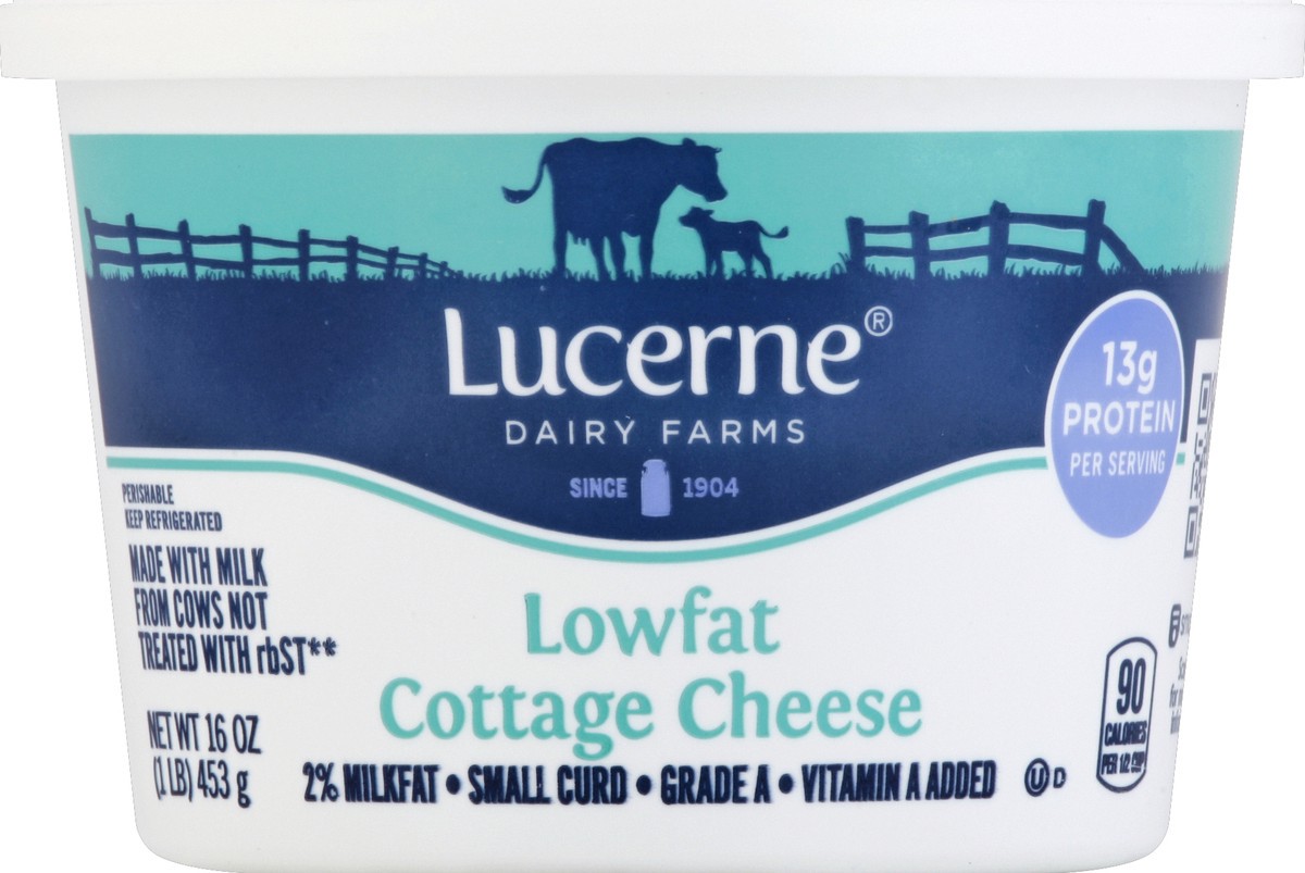 slide 3 of 4, Lucerne Dairy Farms Lucerne Cottage Cheese 2% - 16 Oz, 16 oz