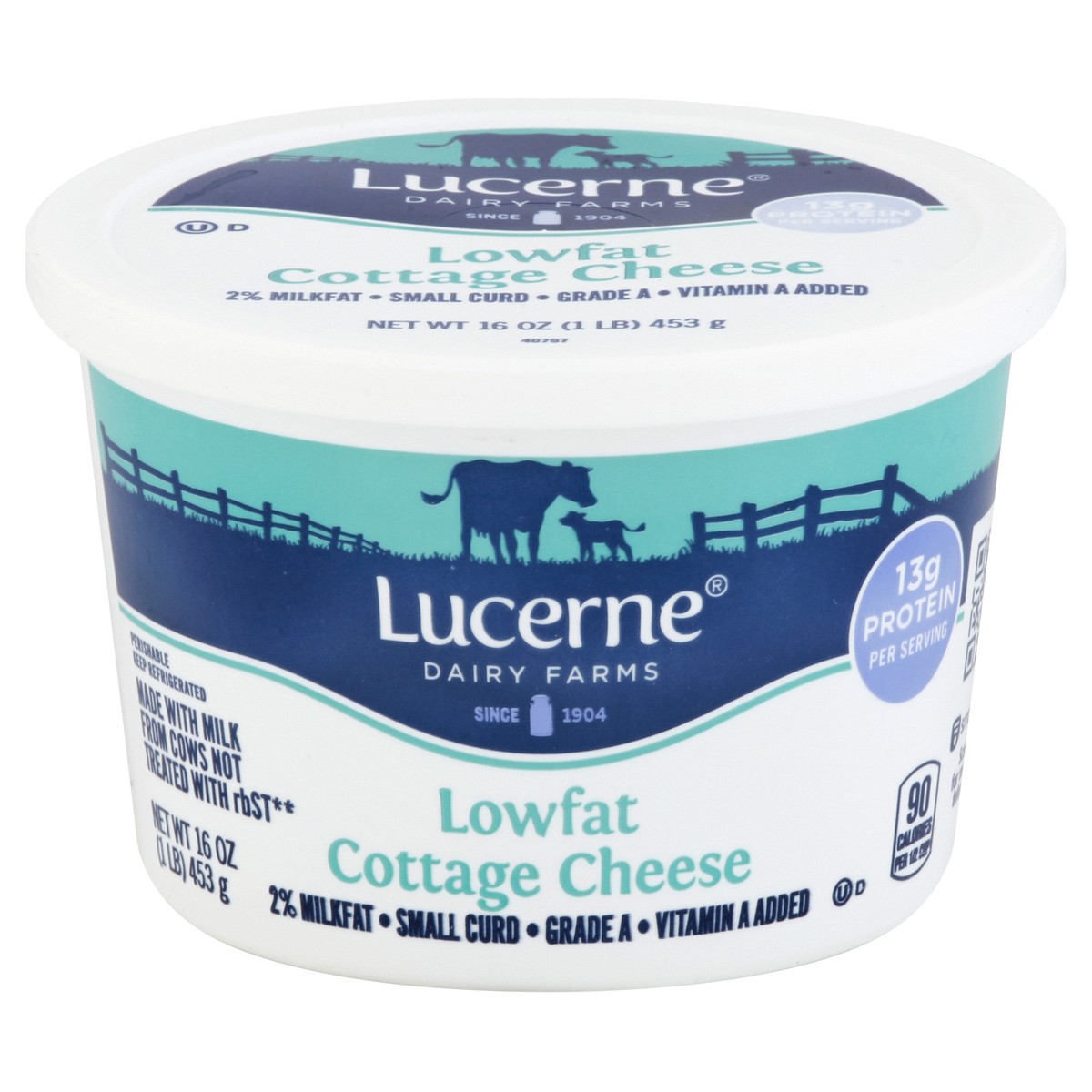 slide 4 of 4, Lucerne Dairy Farms Lucerne Cottage Cheese 2% - 16 Oz, 16 oz