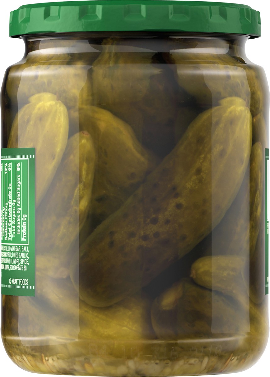 slide 5 of 9, Claussen Kosher Dill Pickle Minis, 20 fl oz Jar, 20 fl oz