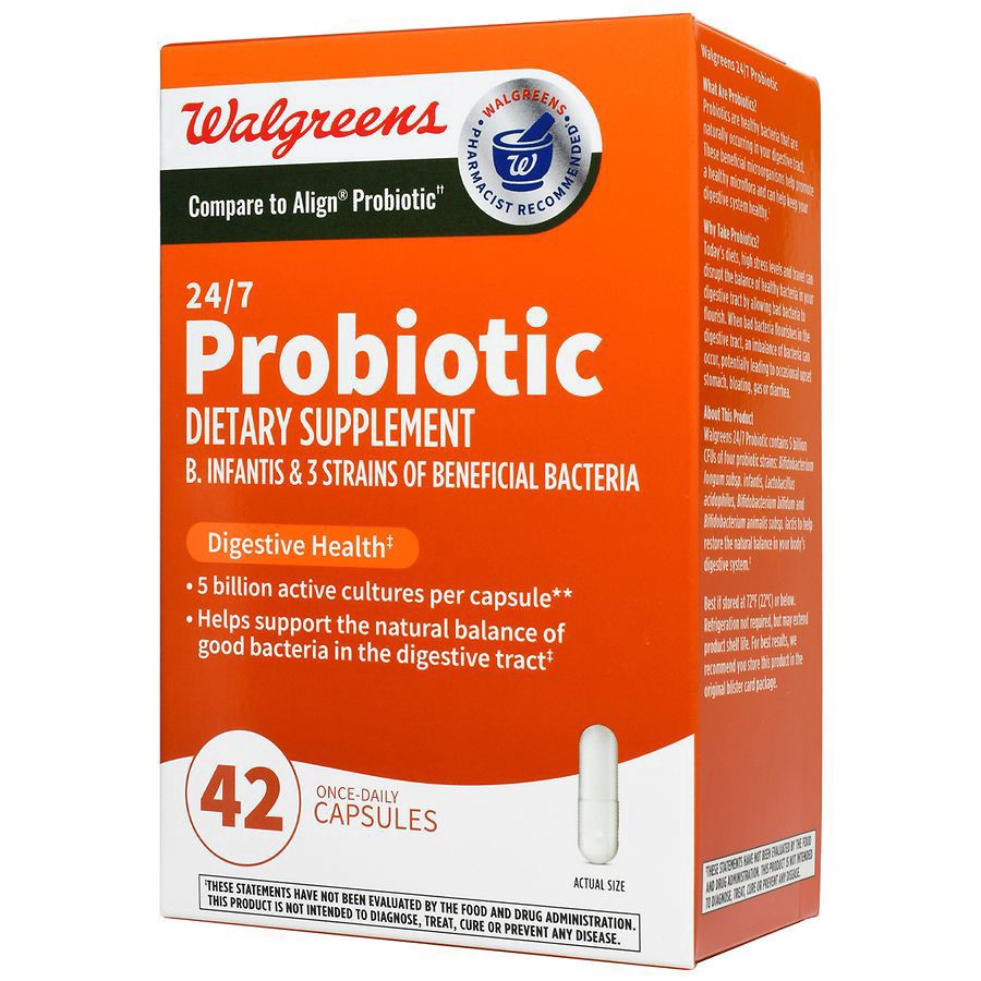slide 1 of 5, Walgreens Probiotic, 42 ct