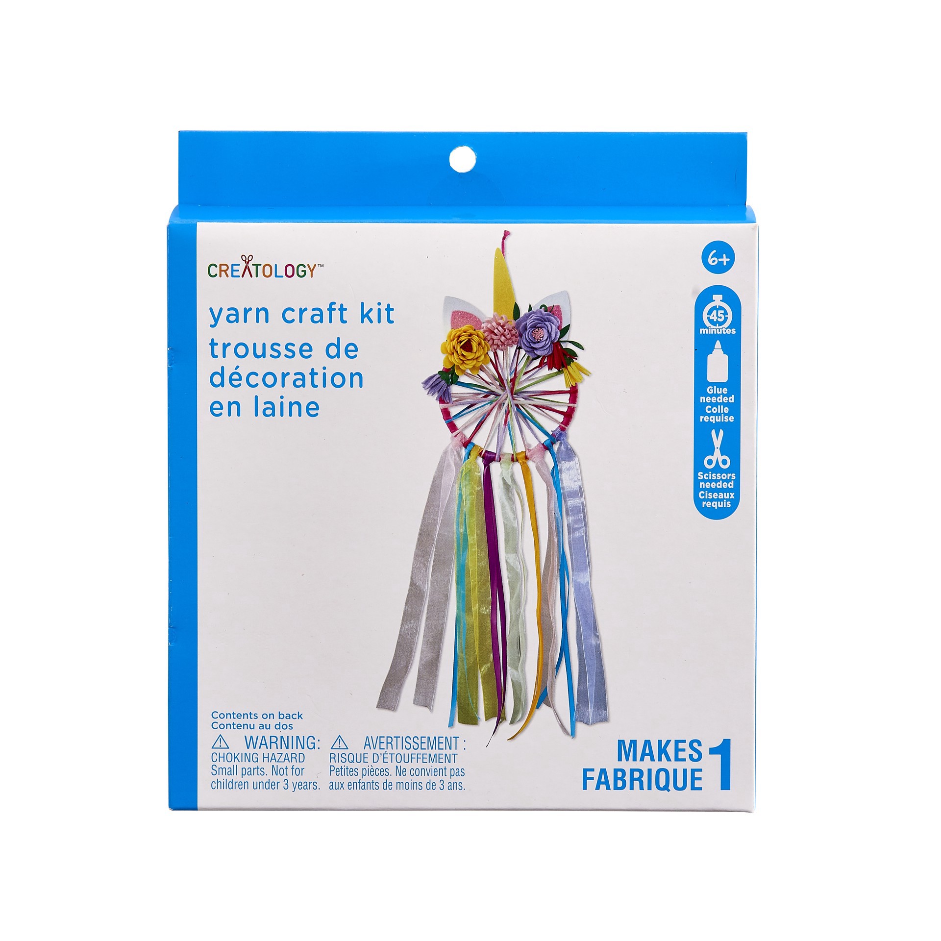 slide 2 of 3, Unicorn Dream Catcher Yarn Craft Kit By Creatology, 1 ct
