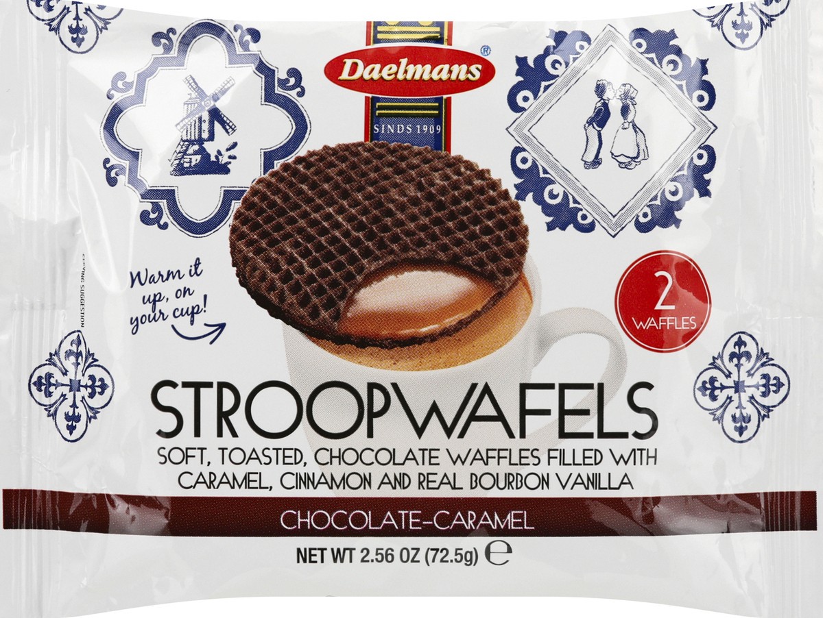 slide 1 of 9, Daelmans Chocolate-Caramel Stroopwafels 2 ea, 2 ct