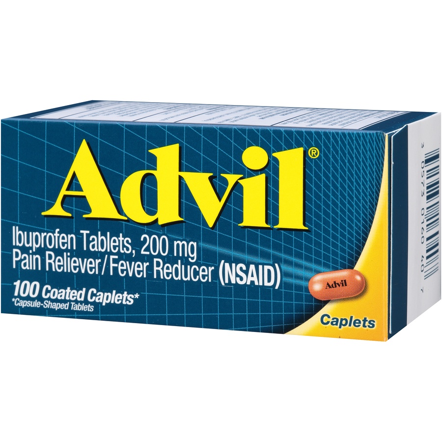 slide 4 of 7, Advil Pain Reliever Fever Reducer Ibuprofen 200mg, 100 ct
