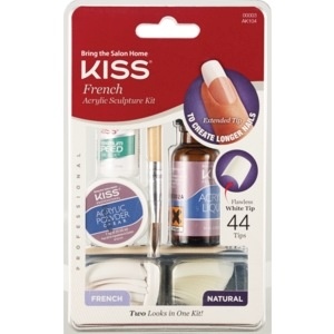 slide 1 of 1, Kiss French Acrylic Sculpture Kit, 1 kit