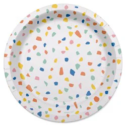 American Greetings Paper Plates - Colorful Confetti