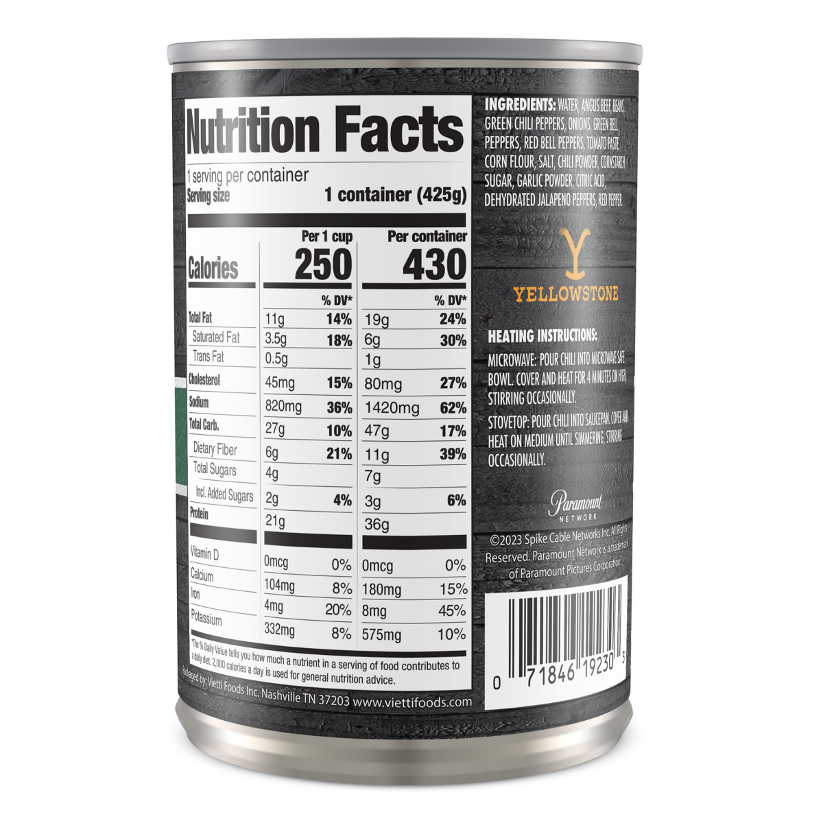 slide 7 of 17, YELLOWSTONE Angus Beef Chili with Beans 15 oz, 15 oz