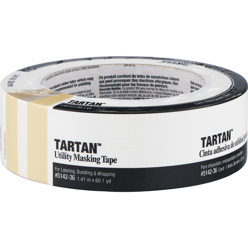 slide 2 of 8, 3M Tartan Utility Masking Tape, 60.1 yd