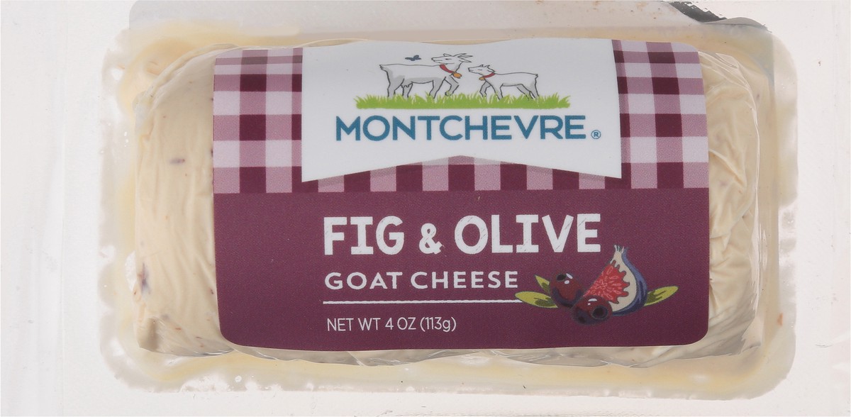 slide 4 of 12, Montchevre Fig & Olive Goat Cheese 4 oz, 4 oz