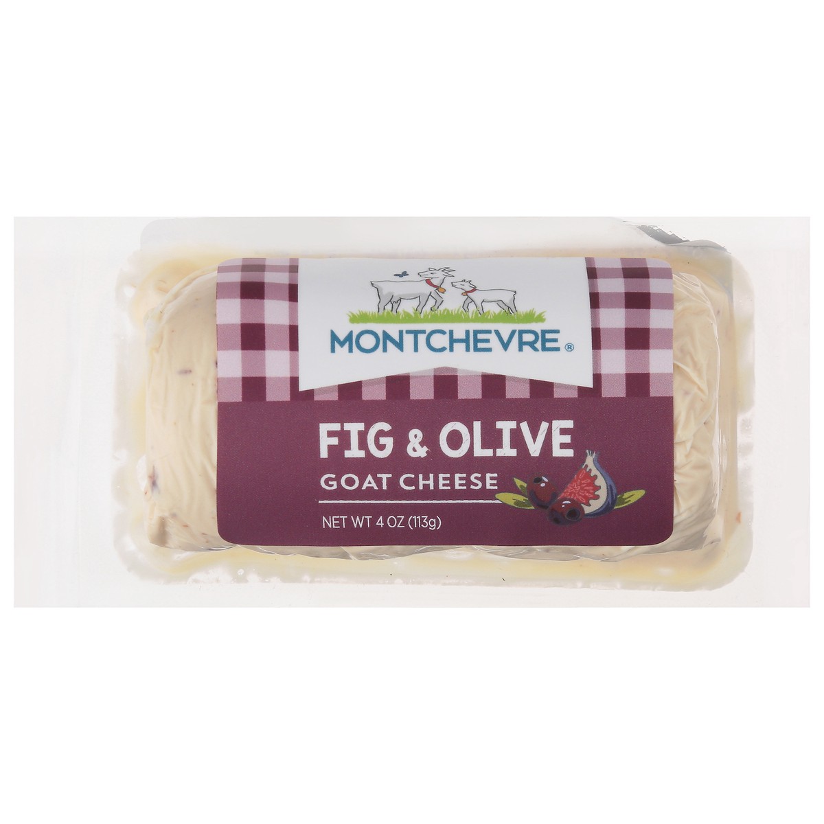 slide 8 of 12, Montchevre Fig & Olive Goat Cheese 4 oz, 4 oz