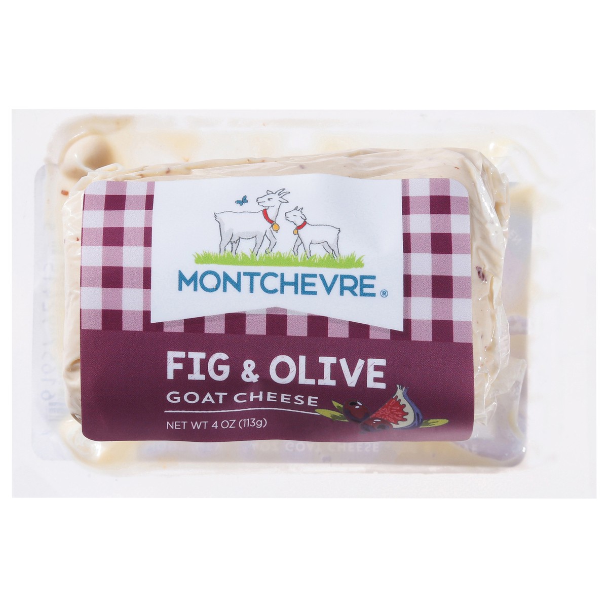 slide 1 of 12, Montchevre Fig & Olive Goat Cheese 4 oz, 4 oz