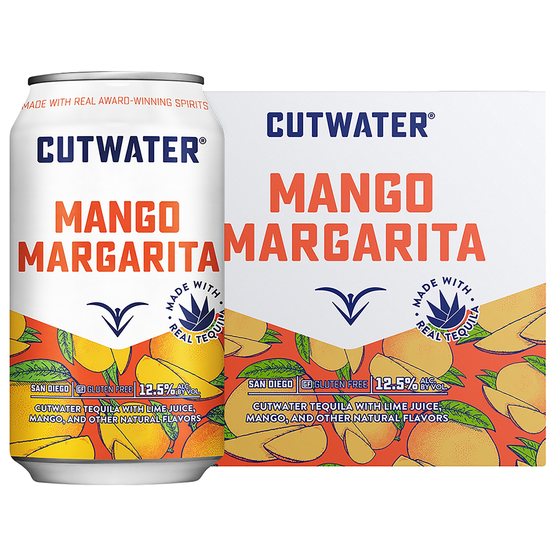 slide 1 of 1, Cutwater Mango Margarita, 12 oz
